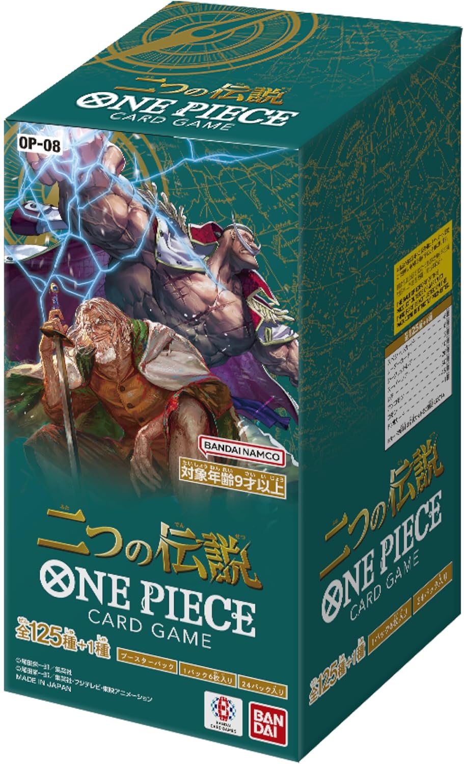 Display One Piece 24 boosters - Two Legends [OP-08]